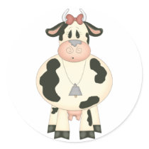 Cute Cow Stickers