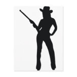 cute Cowgirl Post Card