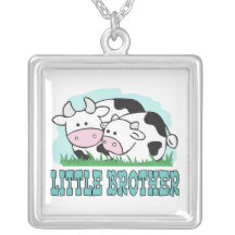 Cute Cows Little Brother Necklace