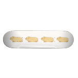 Cute Cream Guinea Pig. Skate Board Deck