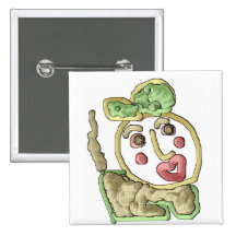 Cute Critter Sassy Fashion Accessory Pinback Buttons