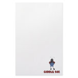 cute cuddle bug ladybug character stationery design