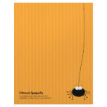 Cute Cuddly Cartoon Spider Halloween Letterhead