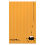 Cute Cuddly Cartoon Spider Halloween Stationery
