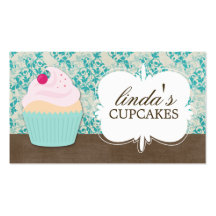 Cute Cupcake Business Cards