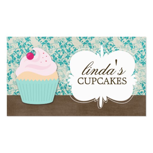 Cute Cupcake Business Cards