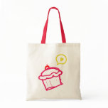 Cute Cupcake Love Budget Tote Bags