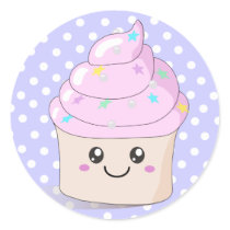 Cute Cupcake Sticker