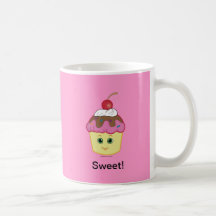 Cute Cupcake with a Cherry on Top! Mugs