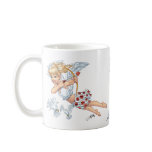 Cute Cupid Angel with Love Arrow by Al Rio mugs