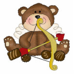 cute cupid bear sweet valentine photo cutout
