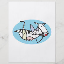 cute cupid cow flyer
