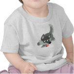 Cute Curious Cartoon Wolf  Baby T-Shirt t-shirts