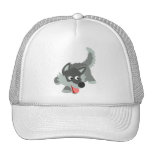 Cute Curious Cartoon Wolf Hat chapeaux