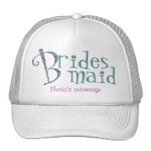 Cute Custom Bridesmaid Trucker Hat