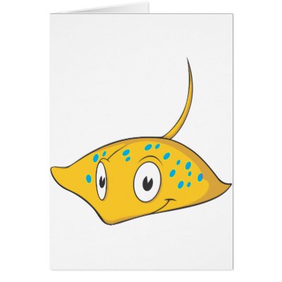 Cute Custom Stingray Cartoon Shirt by graphicdesigner