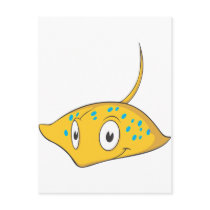 Cute Custom Stingray Cartoon Shirt