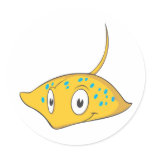 Cute Custom Stingray Cartoon Shirt