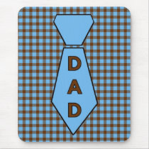Cute Customizable Father's Day Tie Mousepad