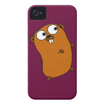 cute customizable gopher iPhone 4 Case-Mate cases