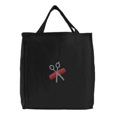 Cute Customizble Hair Stylist Tote Bags - Pink by naturetees