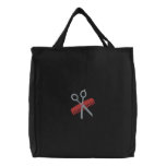 Cute Customizble Hair Stylist Tote Bags - Pink