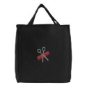 Cute Customizble Hair Stylist Tote Bags - Pink embroidered bags