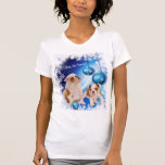 Cute, cute, cute! Bulldog Puppy Let It Snow Design Tees