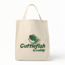 Cute Cuttlefish just wants to cuddle Canvas Bags