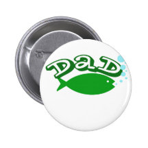 Cute, "Dad" with Fish Buttons