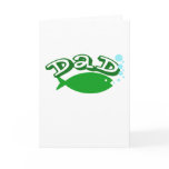 Cute, "Dad" with Fish Cards