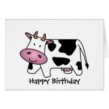 Cute Dairy Cow Cards