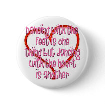 Cute Dance Dancer Design Buttons