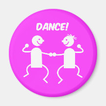 Cute dance magnet