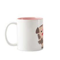 Cute Dancing Cartoon Pigs Mug