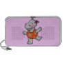 Cute dancing hippo in swimming suit mini speakers