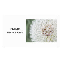 Cute Dandelion Seed Head Business Card