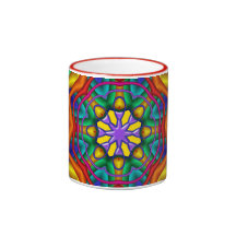 Cute decorative fractal mug