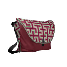 Cute decorative patterns Messenger bag