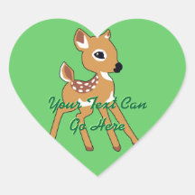 Cute Deer Fawn Stickers