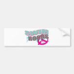 Cute Design for Swimmers Bumper Sticker