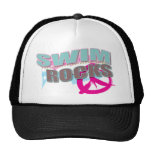 Cute Design for Swimmers Mesh Hats