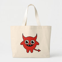 Cute Devil Canvas Bag