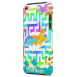 Cute Dinosaurs in Colour Maze iPod Touch Case