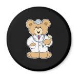 Cute Doctor Teddy Bear Fridge Magnets