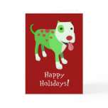 Cute Dog Holiday Card
