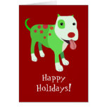 Cute Dog Holiday Card