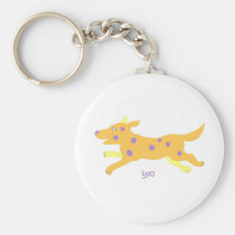 Cute dog-"hunt" in yiddish keychains