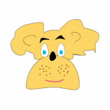 Cute dog illustration photo cutout