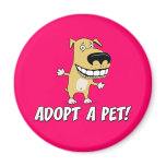Cute dog magnet: Adopt a Pet